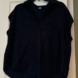 Old Navy Navy Collared Pullover